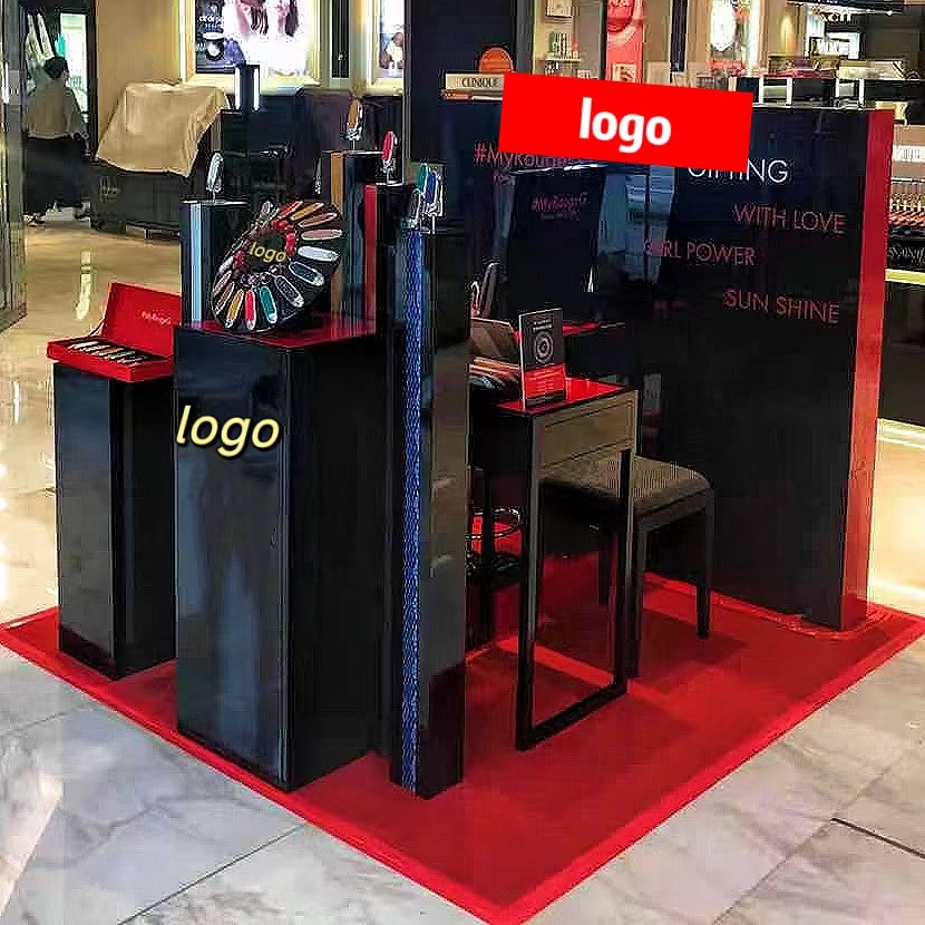 Guerlain pop-up shop high-end acrylic lipstick display props